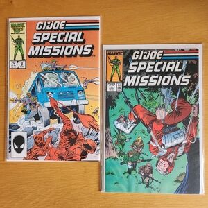 G.I. Joe Special Missions #3 & #4, 1980s comic books (Lot of 2)